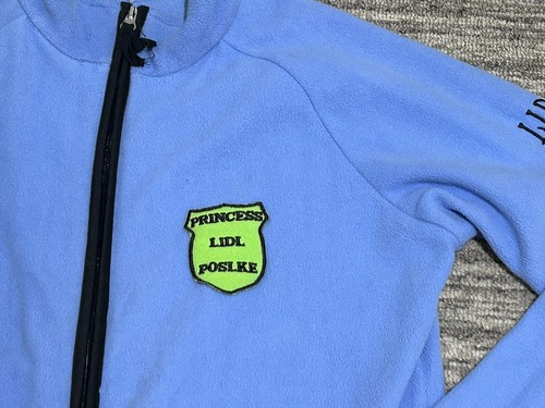 Lidl Employee Sweatshirt Womens Small Blue Uniform Zip Fleece Grocery Store NWOT - Picture 4 of 15