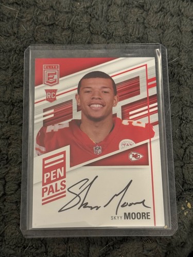 2022 Panini Donruss Elite - Pen Pals #PP-SM Skyy Moore (AU, RC)