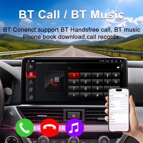 12.3" Car Radio For BMW X3 F25 X4 F26 2015-2017 NBT Android 13 Carplay AM 4+64GB - Picture 12 of 15