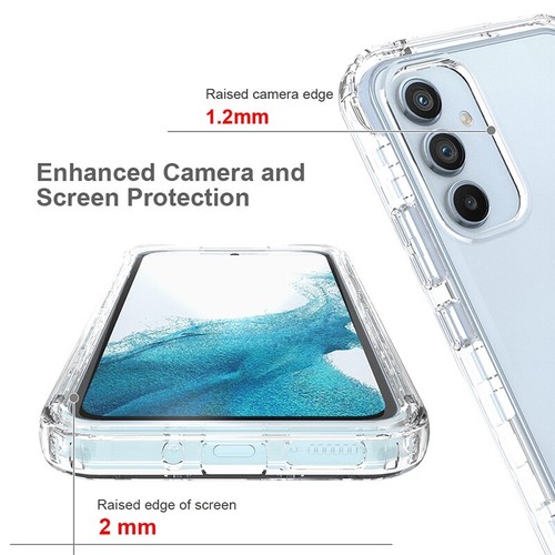 For Samsung Galaxy A54 A34 A24 A04s A04 A14 Gradient Full Body Clear Case Cover - Bild 8 von 15