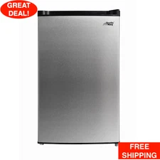Small Mini Upright Freezer Arctic King 3.0 Cu. Ft. E-Star Home Stainless Steel