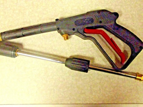 Druckwaschlanze 32 Zoll, 200 bar, verstellbare Düse M14 Stecker Einlass, Verriegelung - Bild 1 von 4