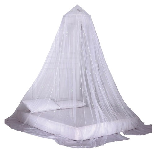 Halloween Glow in The Dark Bed Canopy Mosquito Net Fits Crib, Twin, Full, Q K CK - Imagen 23 de 26