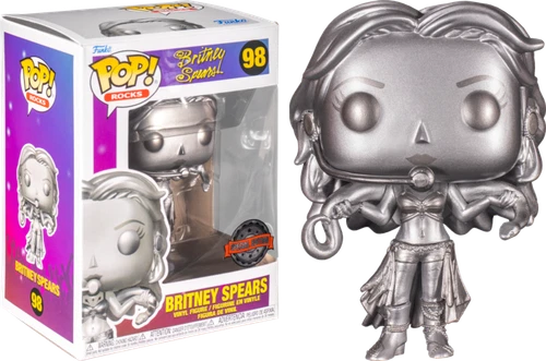 Platinum Britney Spears Slave 4 U 98 Funko Pop Vinyl New in Mint Box + P/P