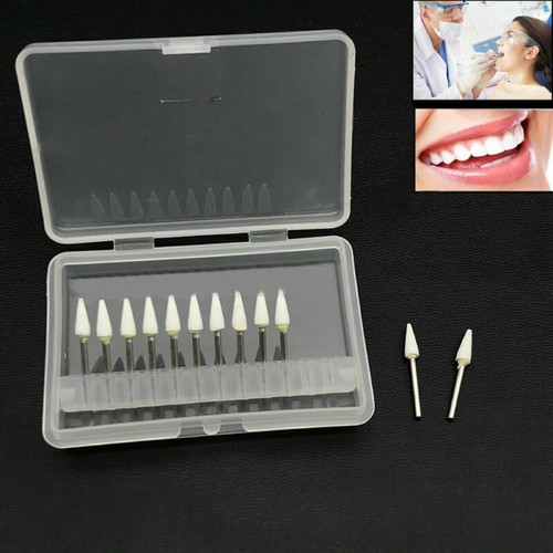 Dental White Stone Porcelain Resin Handpiece Polishing Bur High Speed Drill G - Picture 5 of 9