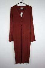 Women's Sofia Vergara Rib Knit Sweater Dress Brown Medium