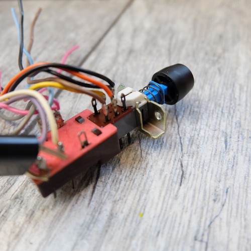 Ampex ATR-700 Reel to Reel – Edit ON OFF Push Switch Assembly – Genuine Parts - Picture 4 of 5