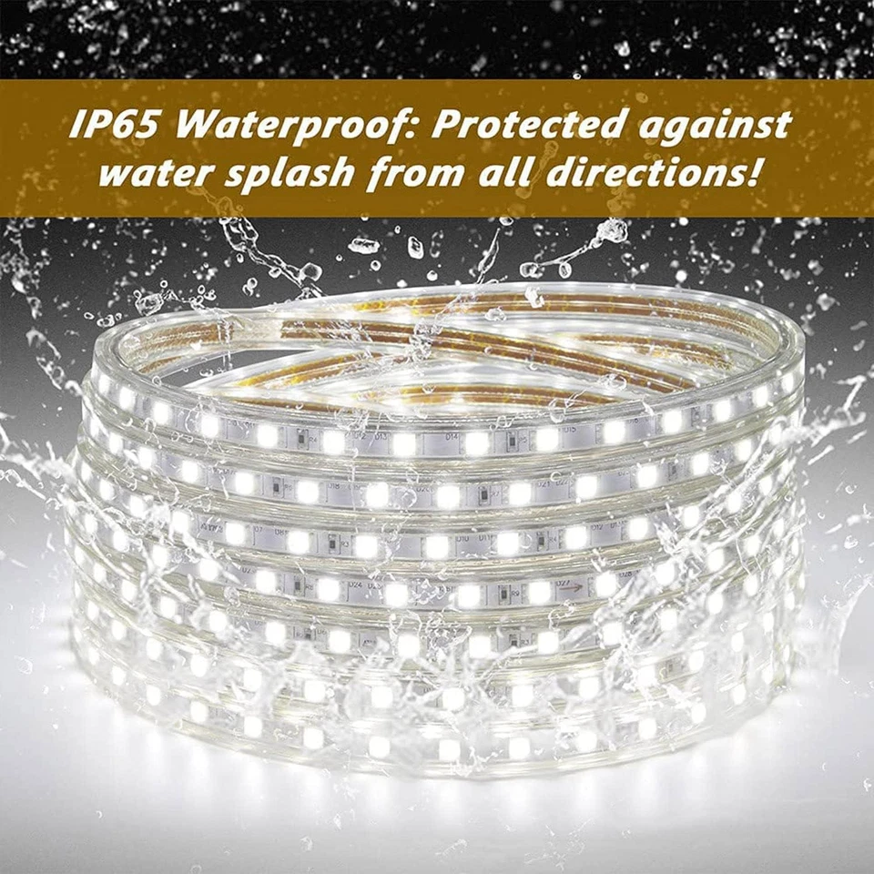 Striscia LED Con Interruttore, Striscia LED 220V Senza Trasformatore, Impermeabi - Immagine 4 di 4