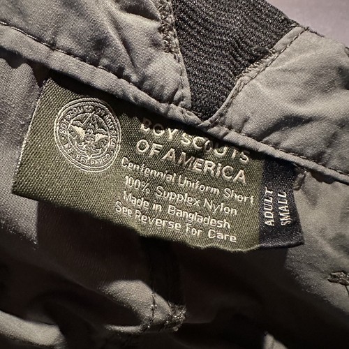 Boy Scouts of America Shorts Mens Small Green Cargo Uniform Outdoors Camping - Picture 4 of 6