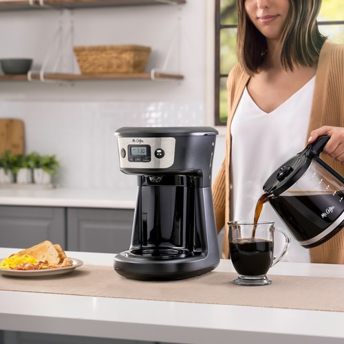Mr. Coffee 12 Cup Programmable Coffee Maker with Strong Brew, Stainless - Picture 9 of 9