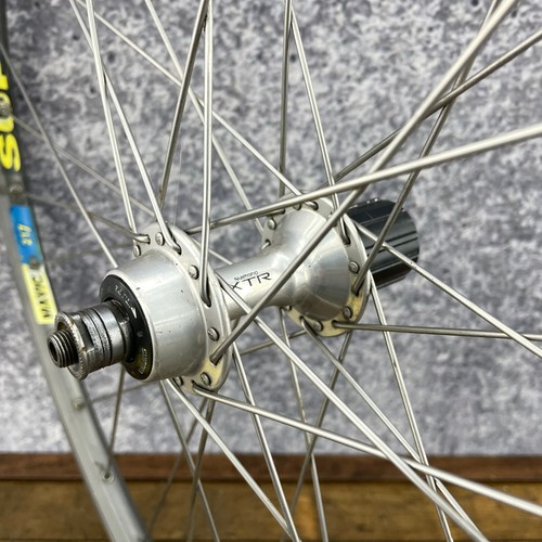 Vintage Shimano XTR FH-M900 Hub Rear Wheel 26 in Mavic 217 26" MTB 32 32h 1990s - Picture 4 of 20