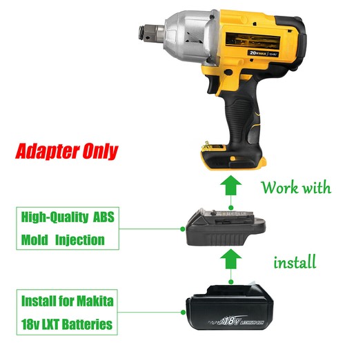 1 Adapter for Makita 18V BL18-Series Battery to Power for DeWalt 20V Type Tools - Picture 1 of 6