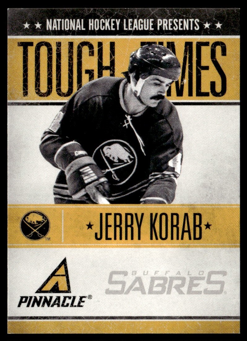 2010-11 Panini Pinnacle Tough Times Jerry Korab Buffalo Sabres #JK