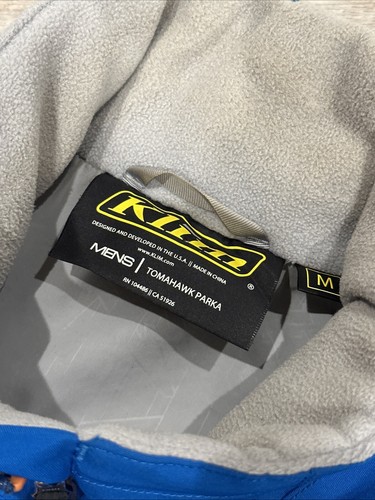 KLIM Tomahawk Parka Hombres Chaqueta Mediana Moto de Nieve Goretex Azul Naranja - Imagen 3 de 6