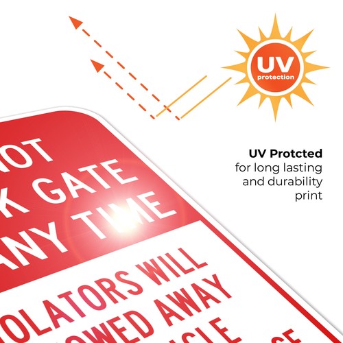 Do Not Block Gate at Any Time Sign, - Picture 8 of 86