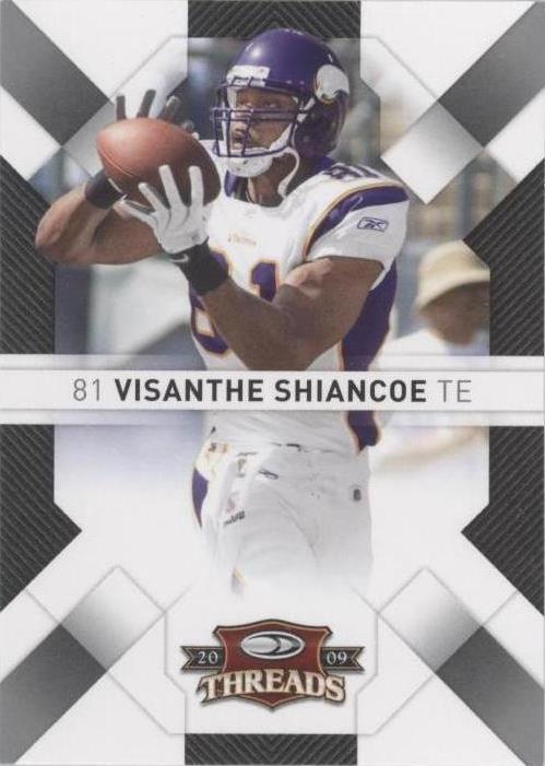 2009 Donruss Threads Visanthe Shiancoe #57 - 1 of 2