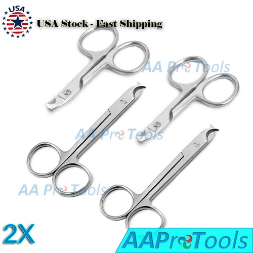 2X Haustiere Pflege Pflege Werkzeuge Nagel Hund Katze Kralle Schere Trimmer Schere Schneider - Bild 1 von 3