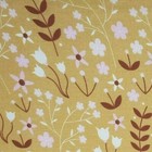 Handmade Decorative Table Runner Mustard Yellow Floral Print 116cm x 28cm