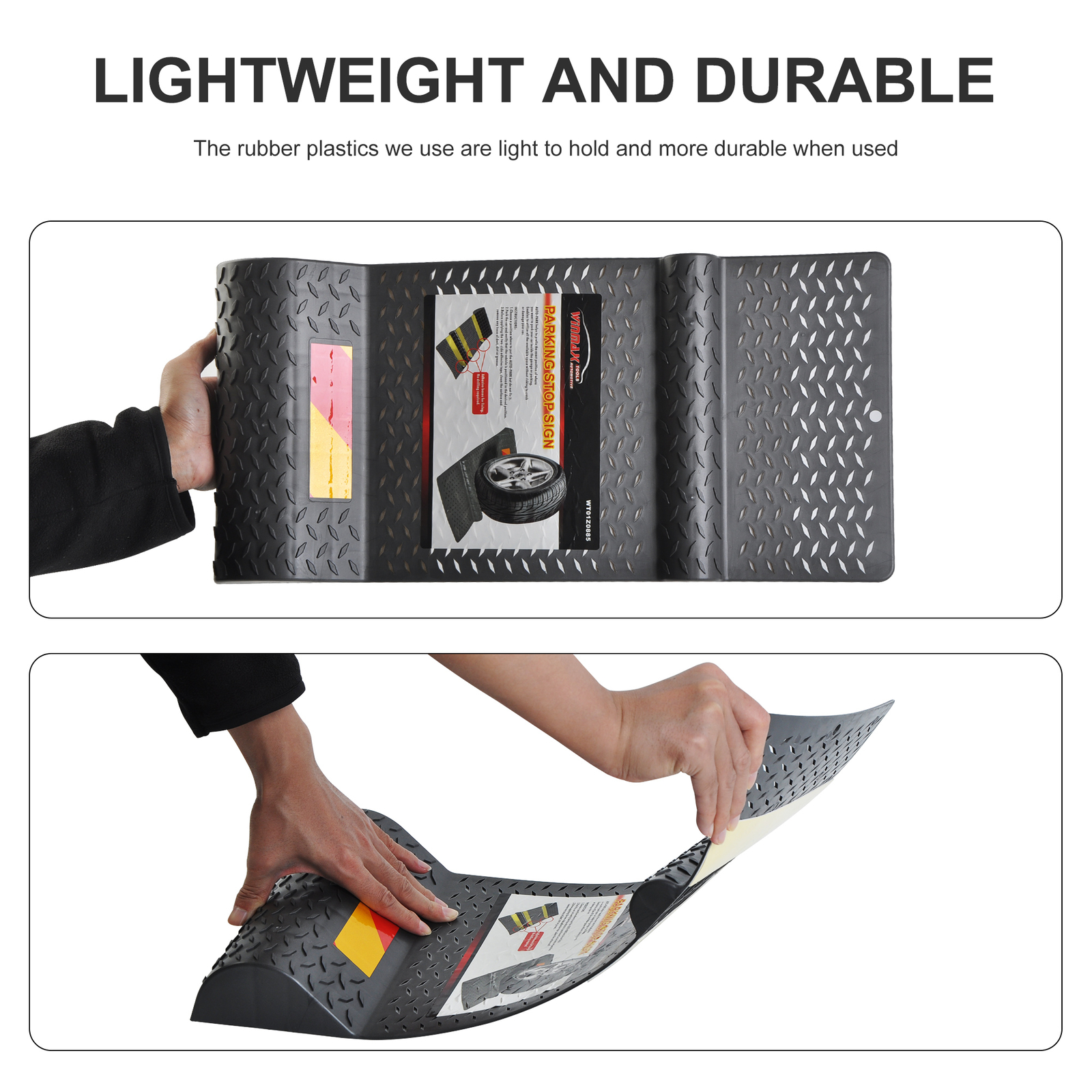 Park Right Parking Mat Garage Wheel Stop Car Wheel Stopper Block Trailer Tire