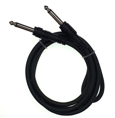 6.35mm 1/4" M/M Plug Connecting Cable Speaker AMP Guitar Mono Audio Cord 5M 3M - Picture 7 of 9