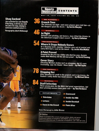 Sports Illustrated Magazine May 19 1997 Steve Smith Atlanta Hawks Michael Jordan - Bild 2 von 3