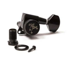 Genuine Tone Ninja 19:1 Locking Single Tuner, 22mm Post, Black