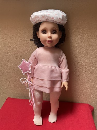 Creatology 18 Zoll Puppe mit Outfit und Zauberstab. Augen öffnen/schließen - Bild 1 von 8