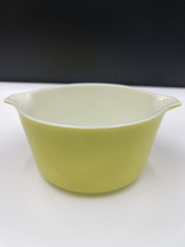 Pyrex Ovenware 1/2 Qt  473 Casserole Dish Pot USA Yellow Vintage - Picture 6 of 6