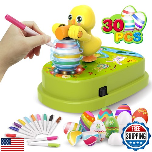 Engfa Easter Egg Decorating Kit, Easter Egg Dye Kit Egg Decorating Spinner wi