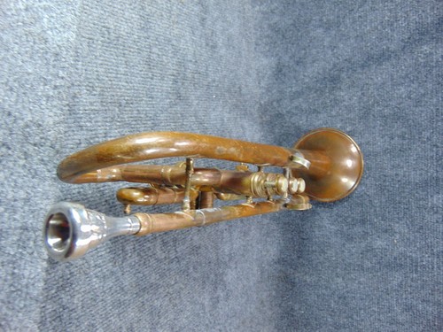 Vintage Conn Trumpet Victor PLAYS WELL! Elkhart 1930s Opera Glass Tuning Patina - Picture 17 of 22