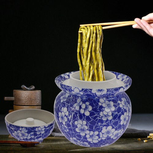 Fermentation Crocks Fermenting Lids Ceramic Kimchi Jar Kitchen Supply - Picture 7 of 12