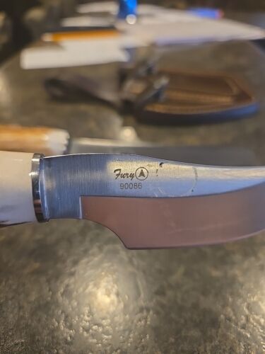 Custom Handmade Muela Fury Set Cleaver & Skinner Stag Handle 440 W/ Belt Sheath - Picture 16 of 17