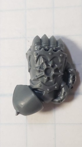 Warhammer 40k Chaos Space Marines Bits Raptors Champion Star Engraved Power Fist - Picture 1 of 5