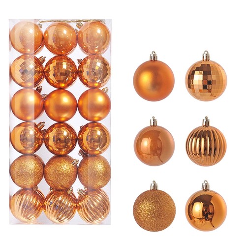 36Pcs 6 cm Christmas Balls Shatterproof Xmas Tree Ornaments Hanging Balls Decor - Picture 140 of 168