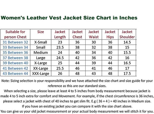 Leather Vest Jacket Motorcycle Biker Women Style Womens Size Zip Full Black 5 - Picture 2 of 3