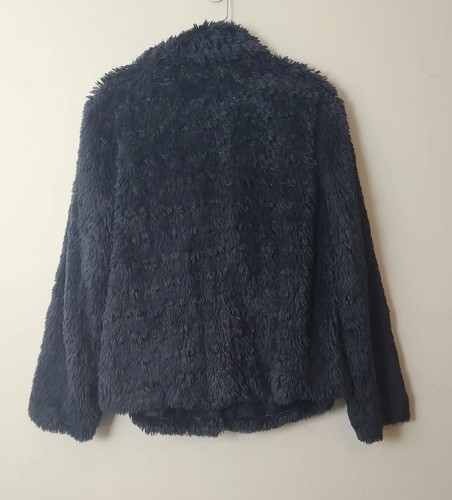 Ava & Viv Faux Fur Coat Blue Women's Size X0 - Picture 5 of 6