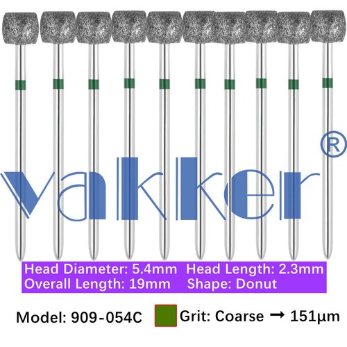 10pc Dental FG Diamond Burs for High Speed Handpiece Barrel Wheel Pear Shape - Picture 7 of 33