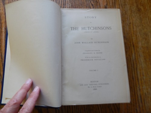 Hutchinson, John Wallace. Story of the Hutchinsons, 2 Vols., 1st Ed., Rare, 1896 - Bild 8 von 10