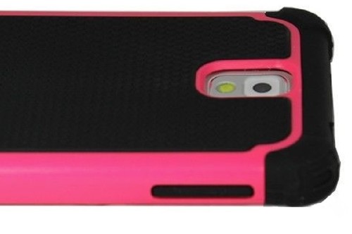 Custodia rigida Dual Strayer Premium Hybrid Deluxe per Samsung Galaxy Note 3 III - Foto 16 di 23