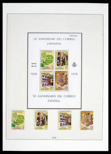 Lot 39483 MNH stamp collection Spanish Andorra 1928-2004 in Lindner album. - Picture 9 of 10