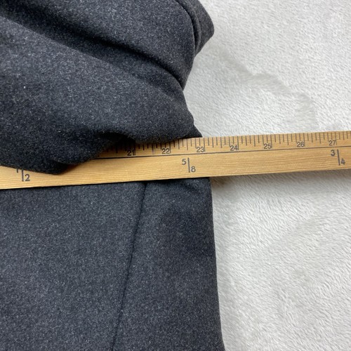 Tommy Hilfiger Wool Melton Walking Coat Puffer Lined Jacket Mens M Gray NWT $275 - Picture 5 of 12