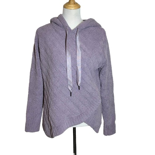 Simply Vera Vera Wang Crossover-Front Teddy Hoodie Lila Gr. M Neu mit Etikett