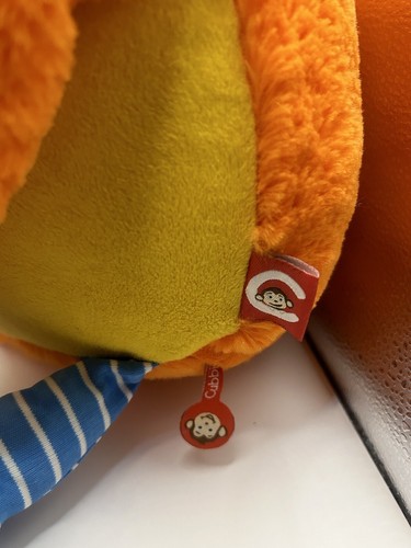 Cubbies Toys Orange/ yellow monster squishy stuffed plush - Picture 3 of 21