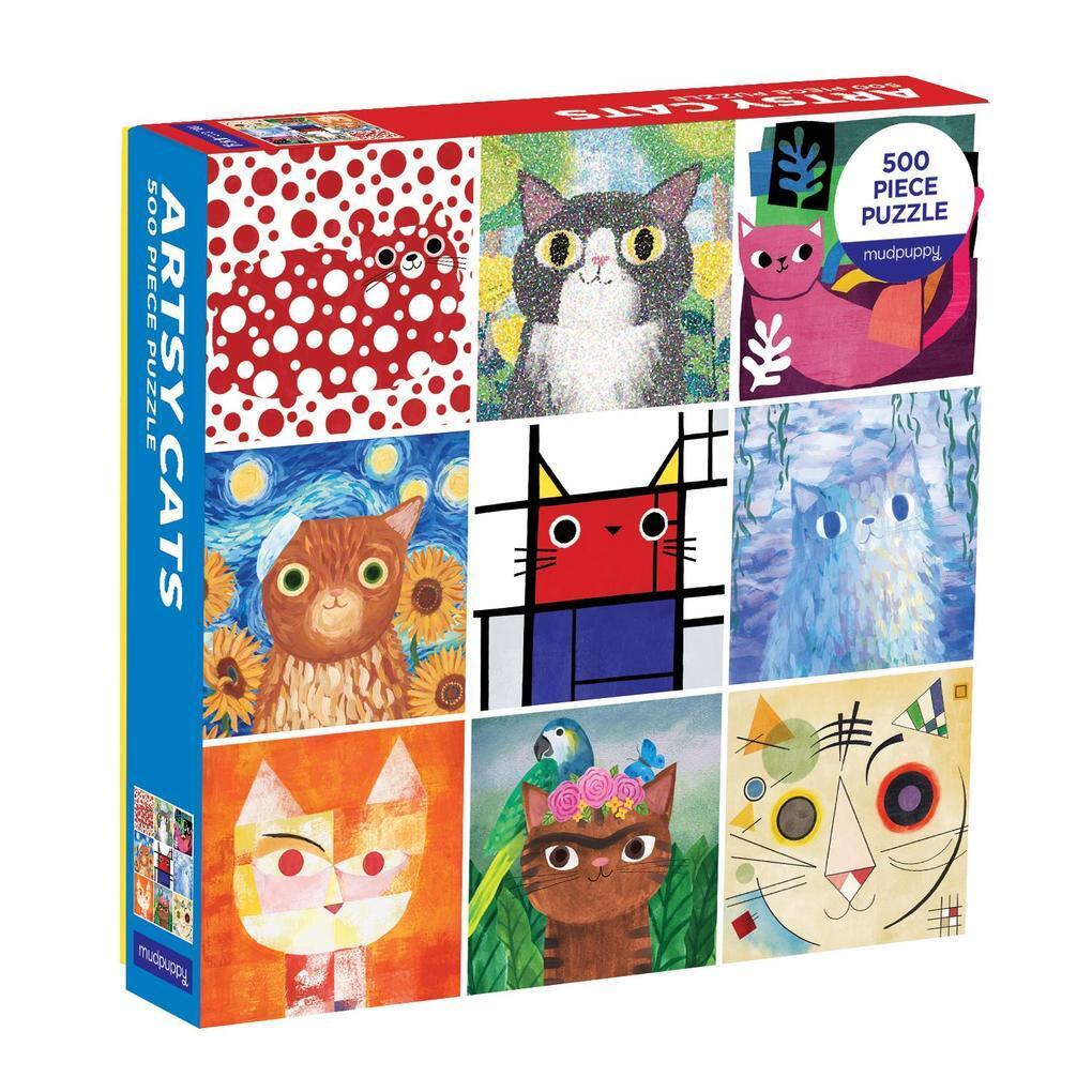 Thumbnail - Artsy Cats 500 Piece Family Puzzle