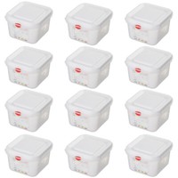 12X Gn-BehäLter / GastronormbehäLter, GN1/6, Lxbxh 176 X 162 X 100 Mm, 1,7 Liter