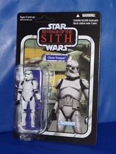 STAR WARS THE VINTAGE COLLECTION UNPUNCHED CLONE TROOPER FIGURE VC15 W STAR CASE