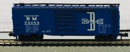 TRIX - N Scale - BM Plug Door Box Car - BM 70056 - Box Car