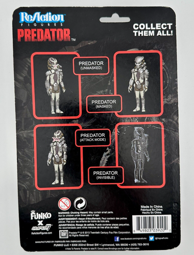 Predator Reaction Figure Masked 2013 NIB 3.75 inch. - Picture 2 of 2