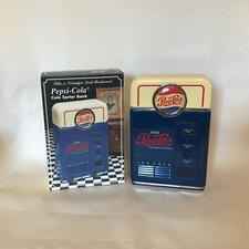 Vintage 1996 Pepsi-Cola Soda Coin Sorting Counting Bank Machine w/ box Excellent