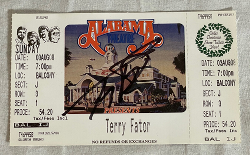 Terry Fator Autographed Horses In Heaven CD and Ticket from Alabama Theatre 2008 - Picture 2 of 10